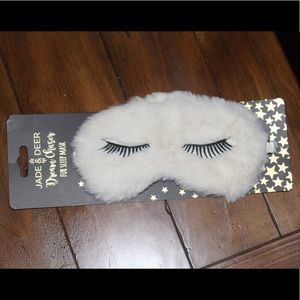 Jade & deer dream chaser fur sleeping mask